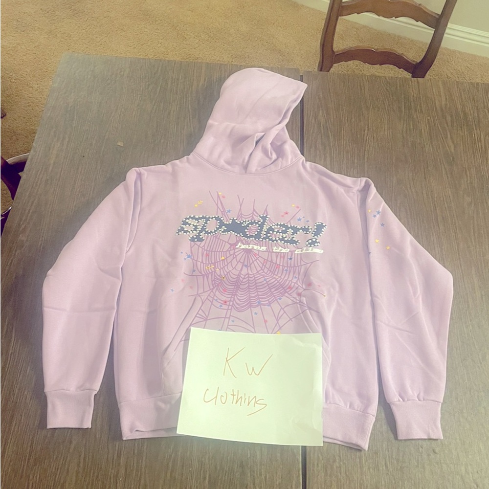 Sp5der hoodie açaí